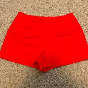 XXI Blood Orange Dress Shorts